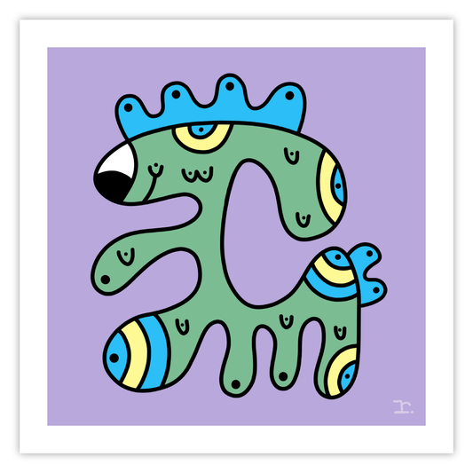 "SQUIRMEES #104" - PRINT