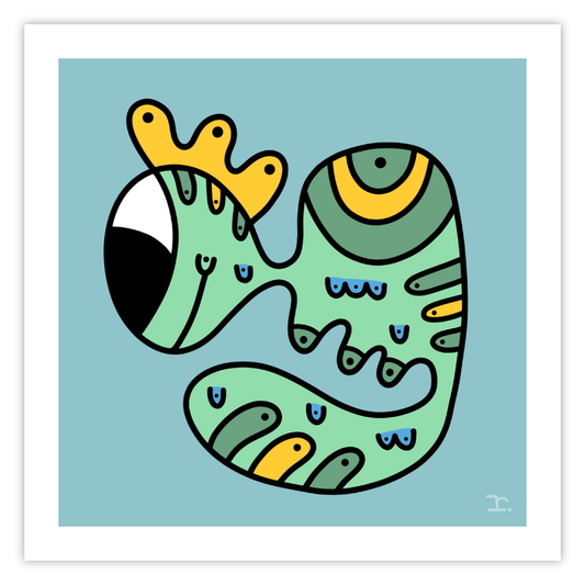 "SQUIRMEES #113" - PRINT