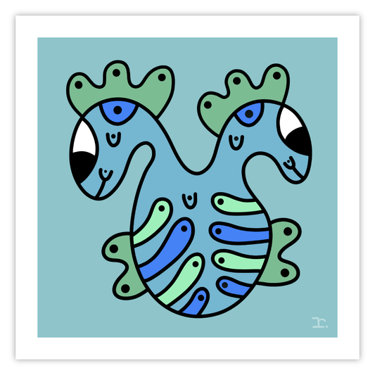 "SQUIRMEES #169" - PRINT