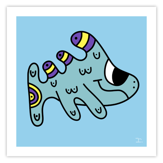 "SQUIRMEES #189" - PRINT