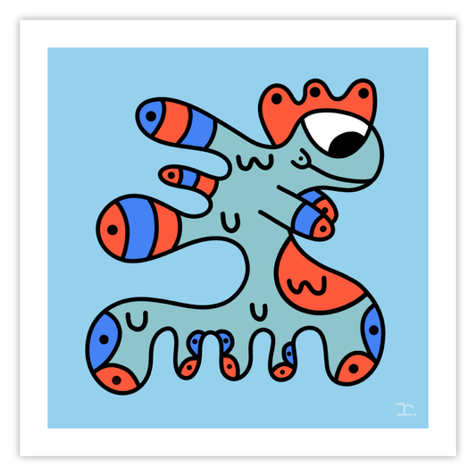 "SQUIRMEES #318" - PRINT