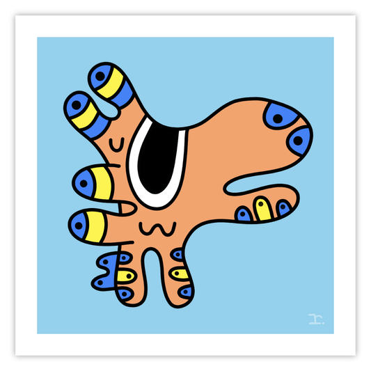 "SQUIRMEES #348" - PRINT