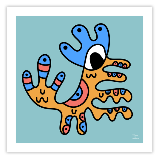 "SQUIRMEES #366" - PRINT