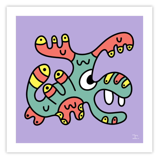 "SQUIRMEES #405" - PRINT