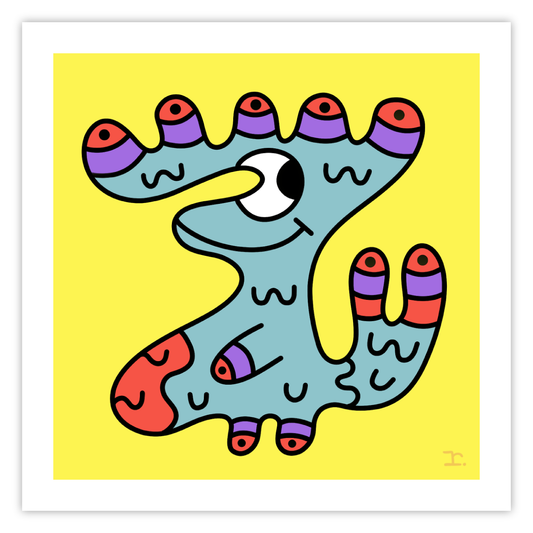 "SQUIRMEES #424" - PRINT