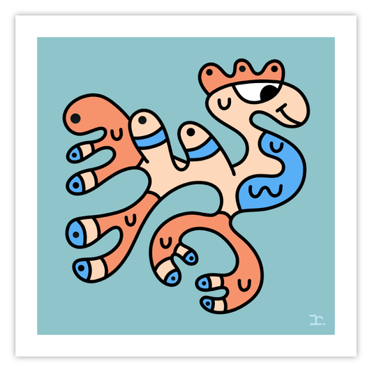 "SQUIRMEES #454" - PRINT