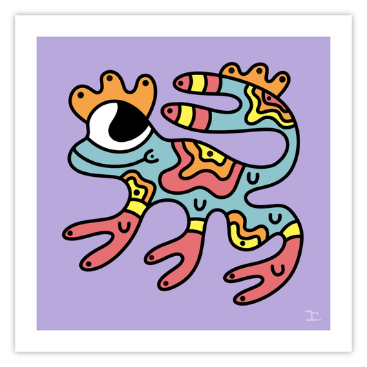 "SQUIRMEES #462" - PRINT