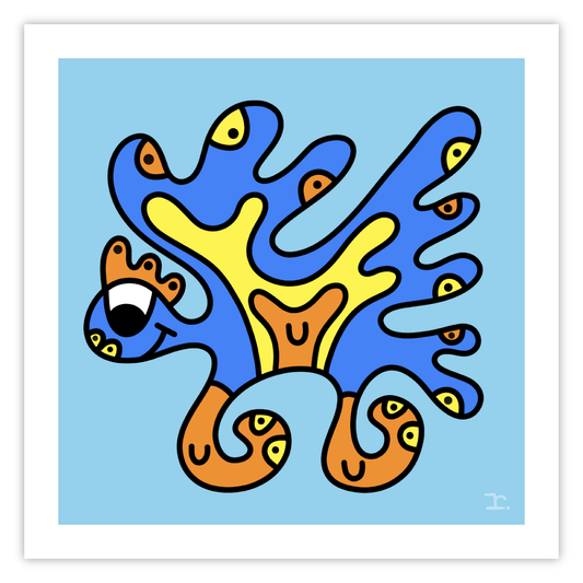 "SQUIRMEES #471" - PRINT