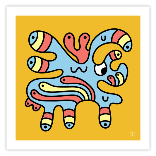 "SQUIRMEES #478" - PRINT