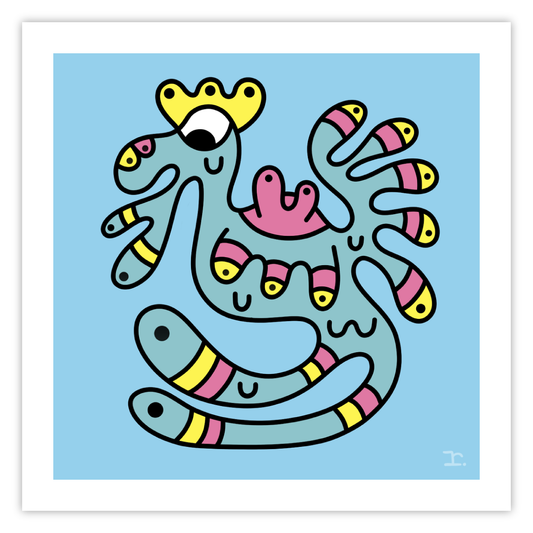 "SQUIRMEES #498" - PRINT